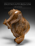 14" Brown Dancing Bear by Joanie Ragee