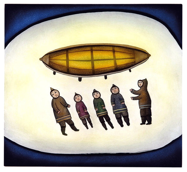 2007 FIVE MEN AND A BOAT by Ohotaq Mikkigak