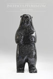 22" Large Standing bear by Louie Makittuq