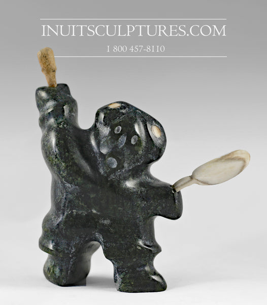 Danseur de tambour 6" par Clayton Kekneck