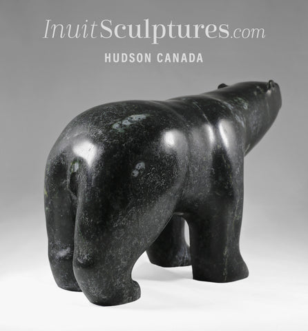 14" Walking Bear by Louie Uttaq Gjoa Haven *Juniper*