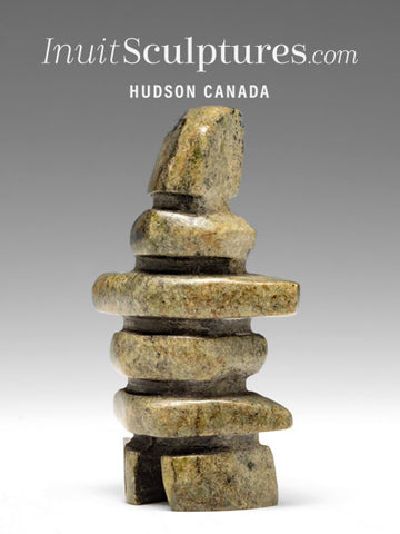 Inukshuk 3" par Salomonie Shaa *Traîneau*