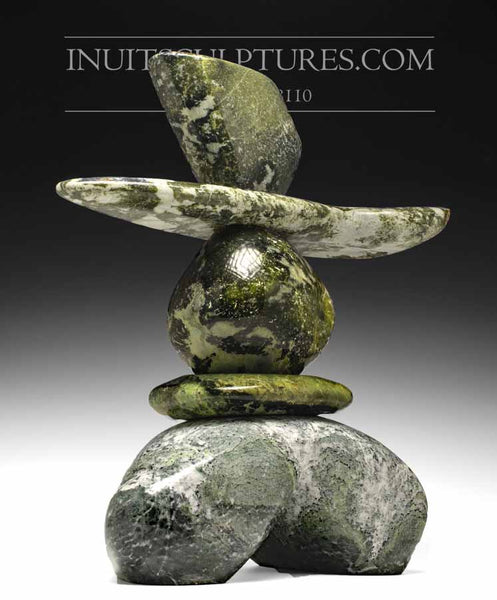 18" Inukshuk by Paul Bruneau *Bejewelled and Bedazzled*