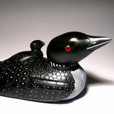 11.5" Mother Loon with Feet by Jimmy Iqaluq