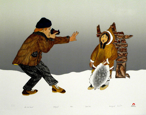 LE PREMIER TOURISTE (1992) de Kananginak Pootoogook