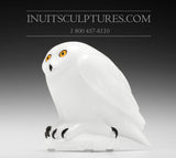 7.5" SIGNATURE White Owl by Manasie Akpaliapik *Pure*