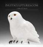 Hibou blanc 7" par Famous Manasie Akpaliapik