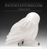 Hibou blanc 7" par Famous Manasie Akpaliapik
