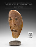 7" Shaaman Owl Transformation in Baleen Whale Bone by World Famous Manasie Akpaliapik