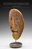7" Shaaman Owl Transformation in Baleen Whale Bone by World Famous Manasie Akpaliapik