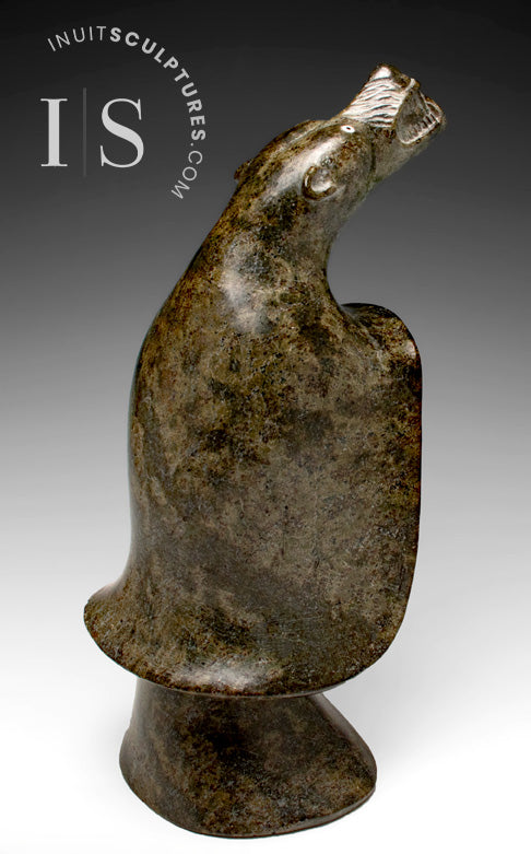 Seepie Ipellie (1940-2000), Noted Inuit Artist, Sculpture Titled