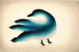 2012 PREENING BIRD by Ohotaq Mikkigak