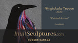 2020 Inuit Print by Ningiukulu Teevee *Painted Raven*