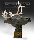 H&amp;R 28" Museum Caribou and Hawk par le célèbre Paul Malliki