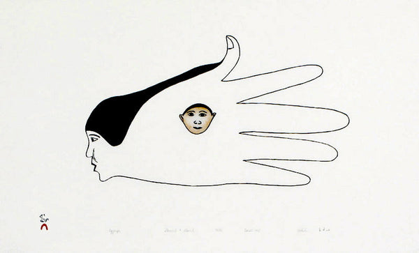 1995 AGGAUJA (SPIRIT'S HAND) by Kakulu Saggiaktok