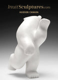 10" White Dancing Bear by Palaya Qiatsuq *Aurora*