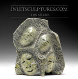 Visages spirituels 6" par Tapaungai Qatsiyo