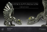 14" Bird Spirit par Master Carver Toonoo Sharky *Dans un rabat*