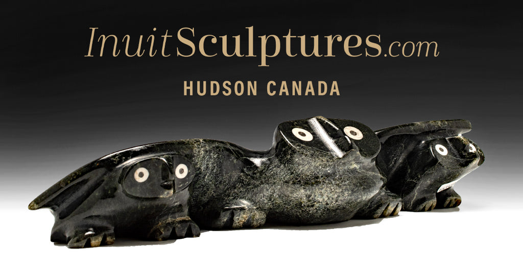 Awls Inuit Owls Family Adamie Qaumagiaq Inuit Sculptures Art – Inuit Sculptures ...