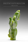 3.5" Green Dancing Bear by Johnny Papigatook