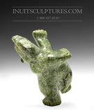3.25" Green Dancing Bear by Johnny Papigatook