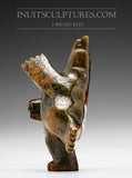 Ours dansant marron 4" par Abraham Simeonie