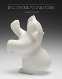 Ours blanc dansant de 11 pouces par Samonie Shaa