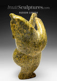 15" Dancing Bear by Palaya Qiatsuq *Gold Nugget*