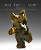 3" Happy Brown Dancing Bear by Johnny Papigatook