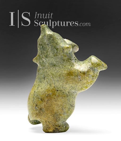 4" Dancing Bear by Johnny Papigatok *Moss*