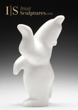 Ours dansant blanc 10" par Palaya Qiatsuq *Aurora*