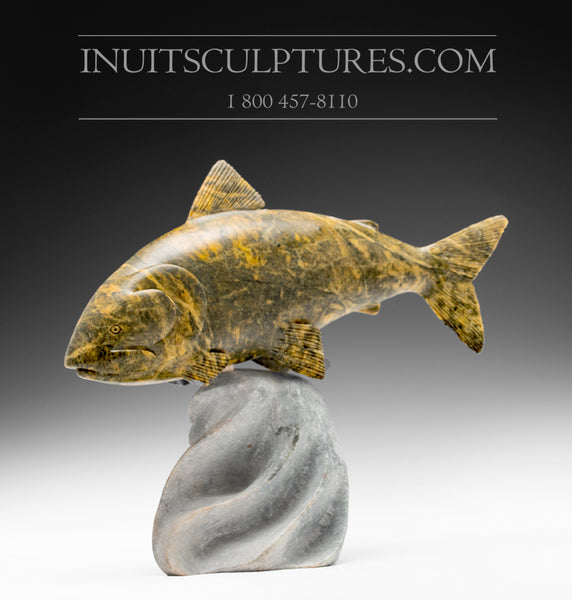 9" Arctic Char Fish by Master Derrald Taylor