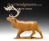 Maître sculpteur de caribou à grandes foulées de 8 po, Derrald Taylor