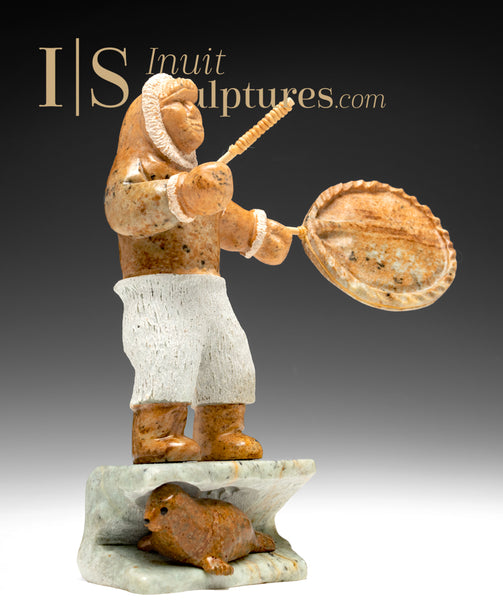 8" Drum Dancer with Seal by Peter K.