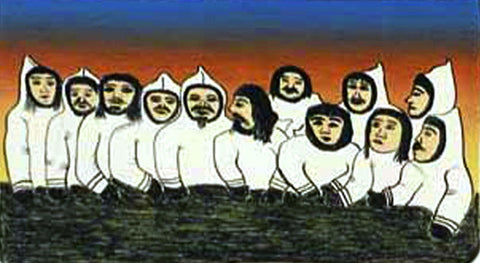1997 SIKUSILAMEOT (PEOPLE FROM SOUTH BAFFIN) by Pitaloosie Saila