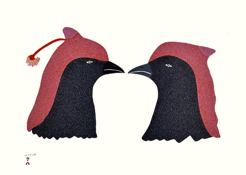 Corbeaux à crête 2015 par Papiara Tukiki