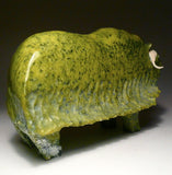 9.5" Apple Green Muskox by Joamie Aipeelee