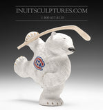 H&R 7" Covid Collection Hockey Player Bear by Jimmy Iqaluq