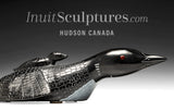 18" SIGNATURE Loon by Jimmy Iqaluq *Lightning*