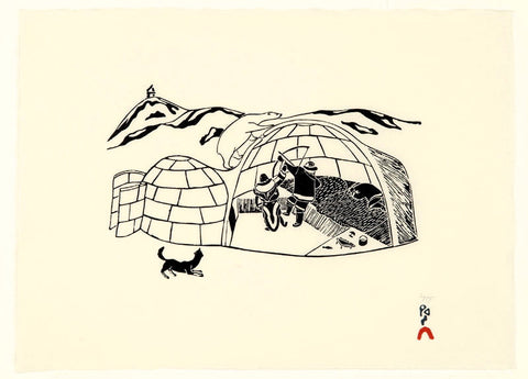 2011 AULAJIJAKKA (CHOSES DONT JE me souviens) de Kananginak Pootoogook