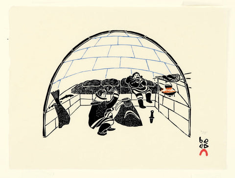 2011 AULAJIJAKKA (CHOSES DONT JE me souviens) de Kananginak Pootoogook