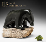 14" Bear and Seal by Kuzy Curley *Friend or Foe?*