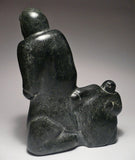 Man with a Baby by Louie Arnayuirnaaq, 1990s