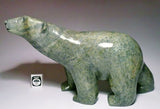 Huge 18" Walking Bear by Noo Atsiaq (Fantastic Light Green)