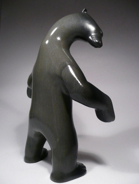 Graceful Standing Bear by Paul Kavik – Inuit Sculptures Art Gallery