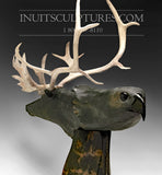 H&amp;R 28" Museum Caribou and Hawk par le célèbre Paul Malliki