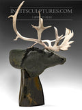 H&amp;R 28" Museum Caribou and Hawk par le célèbre Paul Malliki