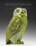 9" SIGNATURE Owl by Pits Qimirpik  *Archimedes*