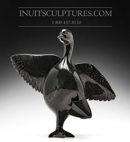 10" Dark Dancing Goose by Pudlalik Shaa