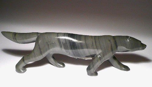Fox by Famous Paul Kavik – Inuit Sculptures Art Gallery